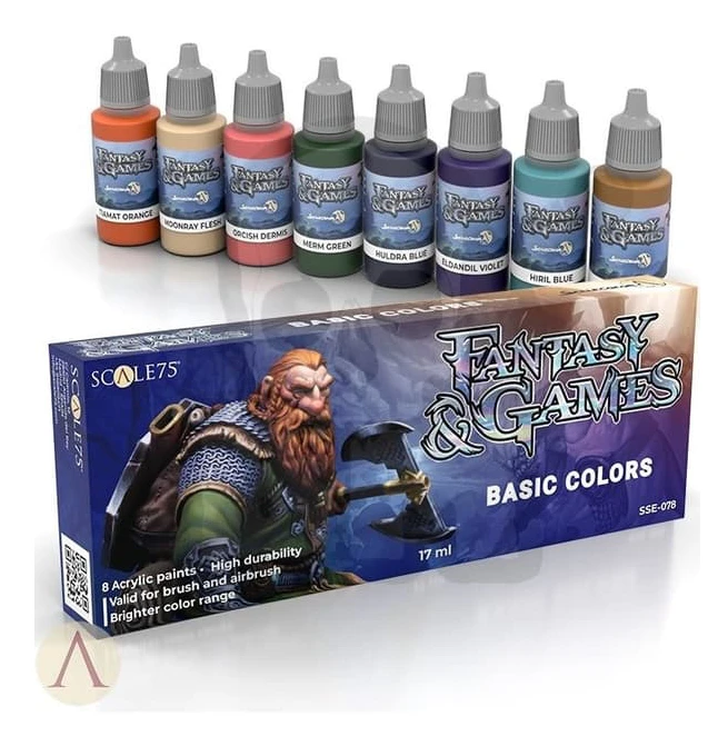 Scale75 Scale75: Fantasy & Games - Paint Set - Basic Colors