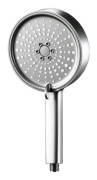 Silver högtrycksduschhuvud 12cm – 5 spraymönster, stoppknapp, filter för SPA