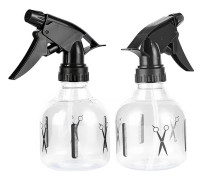 250 ml tom vattenhårssprayflaska påfyllningsbar triggerspruta plast sprayflaskor för hårstyling resor växter-2st
