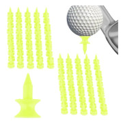 Färgade Golf-Tees, Dubbla Lager, Portabla 25mm Tees, 50/100-pack, Återanvändbar Golftillbehör för Män och Kvinnor (FMY)