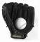 Utomhussport Basebollhandske Softboll Träningsutrustning Storlek 9.5/10.5/11.5/12.5 Vänsterhand För Barn/Vuxna Man Kvinna Träning 1PC BLACK 10.5