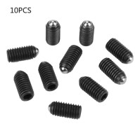 10 st M8 skruvgänga sexkantsskruv kolstål kulspärrfjäder set (M816)
