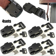 4 Set Spa Badtunna Lock Trasig Lås Reparationssats Clip Lås Spännen Clip Gumminycklar Lås med Nyckel och Hårdvara