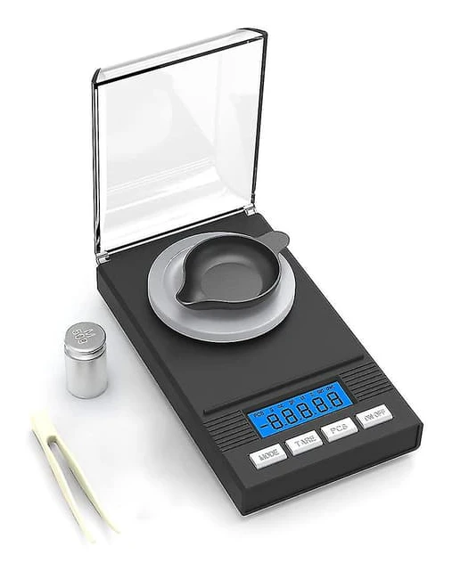 50g/0.001g Milligram Scale, Milligram Accuracy Scale, mg, Pocket Scale, Laboratory Scale with LCD Display