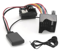 Bil Bluetooth 5.0 AUX-IN-kabel Audio Adapter Passar för Citroen C2/C3/C4/C5/C6 med mikrofon