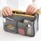 Bag in bag handbag insert bag insert grey, one size