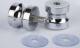 Shower Door Knob Aluminum Alloy Round Door Handles For Bathroom Glass Door Sliding Door [DB]