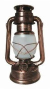 Retro bärbar lykta utomhus camping fotogenlampa Bronze