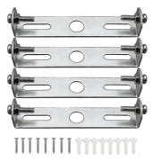 4-pack belysningsarmatur Takplåtsfäste 90 mm jordad med skruvar Upphängd taklampa
