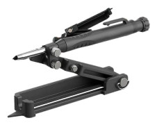 Multifunctional Drawing Tool Aluminum Alloy Compass Angle Adjustable Tile Laying Stud Walls WoodCJY black
