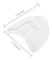 Universella hållbara genomskinliga sidoskydd för glasögon skyddsglasögon Side Shields 2 Pairs