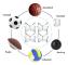Ball Holder, Basketball Display Stand, Ball Display Stand, 4 Pieces Football Display Stand, Acrylic Basketball Base for Storage and Display [DB]