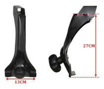 Biltakräcke Ränna Monteringsadapter 27CM Universalfäste Kompatibel med Ränna Takräcke Bagagehållare 1-pack