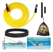 Adjustable Elastic Belt for Swimming Pool 4M Resistance Swim Belt for Children and Adults Professional Swim Training
