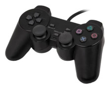 Handkontroll Playstation 2 Svart{FY} 252