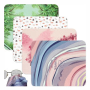 4-piece set of soft, washable, and reusable microfiber cloths for glasses cleaning, microfiber cleaning cloths, glasses cloths