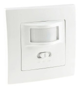 PIR Rörelsedetektor - Standardmodell - 9m Räckvidd - Väggmontering - 1-200W