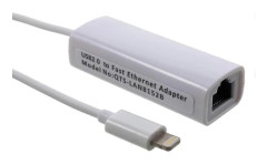 Lightning 8-pin till RJ45 10/100Mbps Ethernet LAN-nätverksadapter Snabb internetadapterkabel
