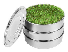 Sprouting Boxes 3-pack (16.5cm in diameter / 2 sieve trays + 1 water collection tray)