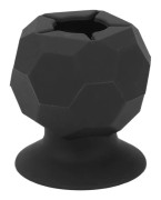 Trash Collector Portable Student Silicone Suction Cup Handmade Waste Collection Ball Vinyl Storage Black