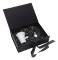 Black Small Paper Box with Ribbon, Bow Gift Box Magnetic Gift Box