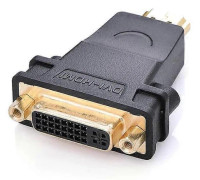 UGREEN HDMI till DVI 24+5 Adapter 1080P Hane till Hona Konverter Kontakt för HDTV Monitor Display