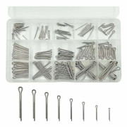 150 Pcs Stainless Steel Cotter Pins, 15 Different Sizes Metal Cotter Pins with Storage Box, Compatible with Adélala