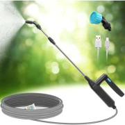 Electric Sprayer, Telescopic Wand Electric Roof Sprayer, USB Rechargeable Garden Sprayer, Portable Garden Sprayer with Nozzles and 2/3/5/8 M Hose (