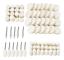 102 Wool Felt Polishing Wheels, 10/13/25mm Assorted Sizes, Compatible with Rotary Tools