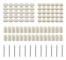 102 Wool Felt Polishing Wheels, 10/13/25mm Assorted Sizes, Compatible with Rotary Tools