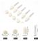 102 Wool Felt Polishing Wheels, 10/13/25mm Assorted Sizes, Compatible with Rotary Tools