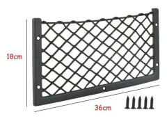 Set med 3 bilförvaringsnät, 36 x 18 cm, elastiskt nät. För skåpbilar, husbilar och lastbilar. Enkel installation.