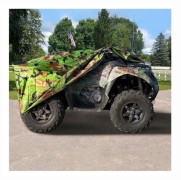 ATV Vattentätt UV-beständigt överdrag för fyrhjuling Utomhusskydd Kamouflage 210D Storlek 210x120x115cm