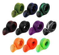 Fishing Rod Cover, 10 Pieces, Braided Mesh Sock, Fishing Rod Protector