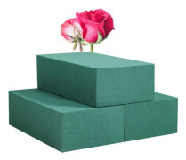 Floral Foam Block 3-pack Grön Våt & Torr Blomsterskum för Färska (22 * 10 * 7CM) & Konstgjorda Blomsterarrangemang, Växtskum