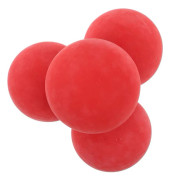 4st Gummi Squashbollar Hög Studs Reaktion Mini Träningsbollar Professionell Ihålig