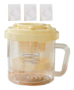 【LD】Mjölkfilter Matfilter Yoghurtfilter Effektivt Filternät Ostfuktavskiljare Kök Juicematssil Mjölkvit Milk white