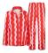 Urban Threads Dam/Kvinnor Squiggle Lång Pyjamas Set