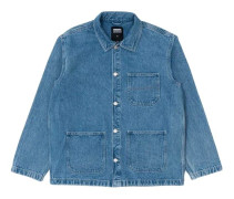Dr Denim Jeansjacka med nedhasad axel för män