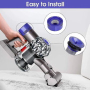 6-pack dammsugarfilter ersättningskit för Dyson V7, V8 Animal och V8 Absolute sladdlös dammsugare, 3 efterfilter, 3 förfilter, kompatibel med Dyson V8+, V8, V7, jämför med del 965661-01, 967478-01