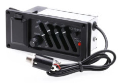 4-bands EQ Equalizer Piezo Pickup för EQ-7545R Förförstärkare Akustisk Gitarr Förförstärkare Förstärkare Stämapparat
