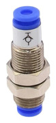 Pneumatisk rörkoppling för vakuumsystem Kylskåp Bilunderhåll 6mm 6mm