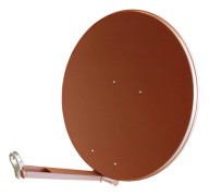 Televes S660-Z, 10,75 - 12,75 GHz, 36,2 dBi, 0 - 90°, Färg på tegelstenar, Aluminium, 710 mm