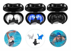 3 Par Simöronproppar för Vuxna, Mjuka Återanvändbara Simöronproppar, Öronproppar för Simning, Dusch, Surfing, Snorkling, Vattentäta