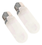 250W Halogenlampa, E27 Frostad, 2-pack, 220-240V, 3200K Varmvit, för Takarmaturer och Studiobelysning