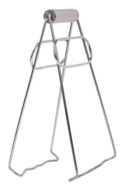 Stainless Steel Hot Plate Gripper, Non-Slip Bowl and Dish Lifter for Kitchen Cooking and Serving, Silver