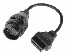 Passar Iveco 38-stifts till 16-stifts OBD2-kontaktkabel skanneradapter
