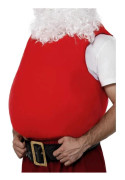 Unisex Vuxen Jultomtemage Utfyllnad Röd-FF- Röd One Size Red One Size