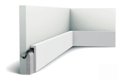 Golvlist Orac Decor AXXENT SX171-RAL9003 stil modern redan vitmålat