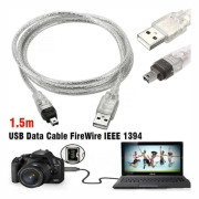 Mini DV MiniDV USB-datakabel FireWire IEEE 1394 HDV videokamera för PC-redigering